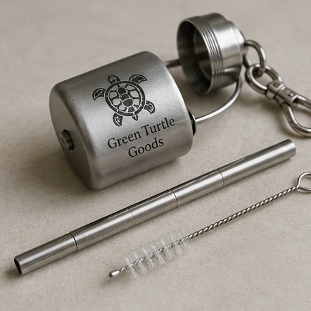 Collapsible & Keychain Straws
