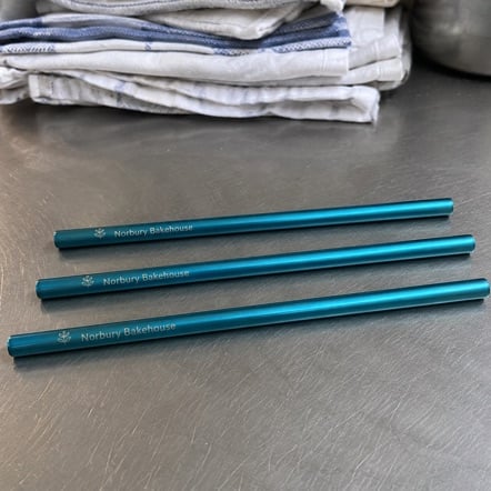 Custom printed reusable straws in bulk