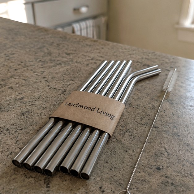 Custom reusable straws — customer photo