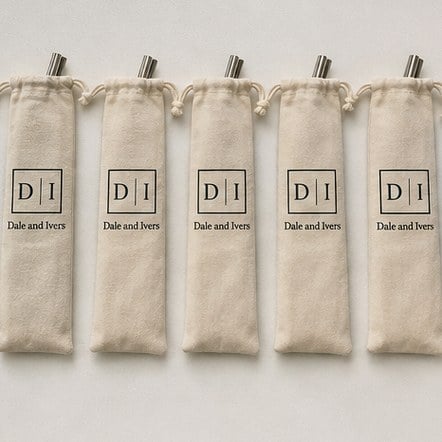 Customized reusable straws for eco brands and retail