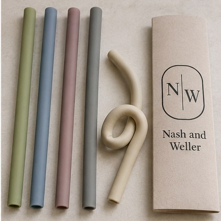 Silicone Straws with custom branding